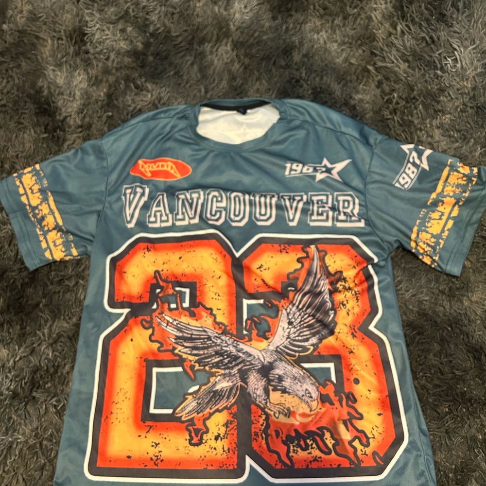 ROMWE Teal Casual T-Shirt